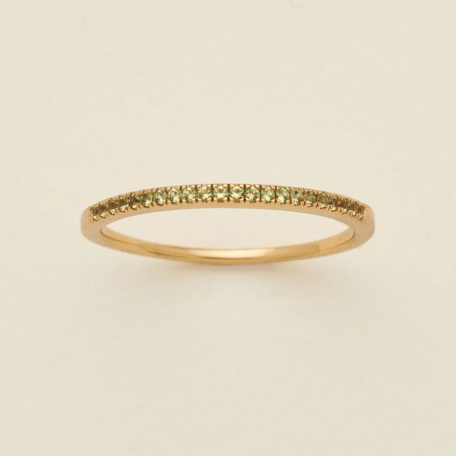August Birthstone Stacking Ring