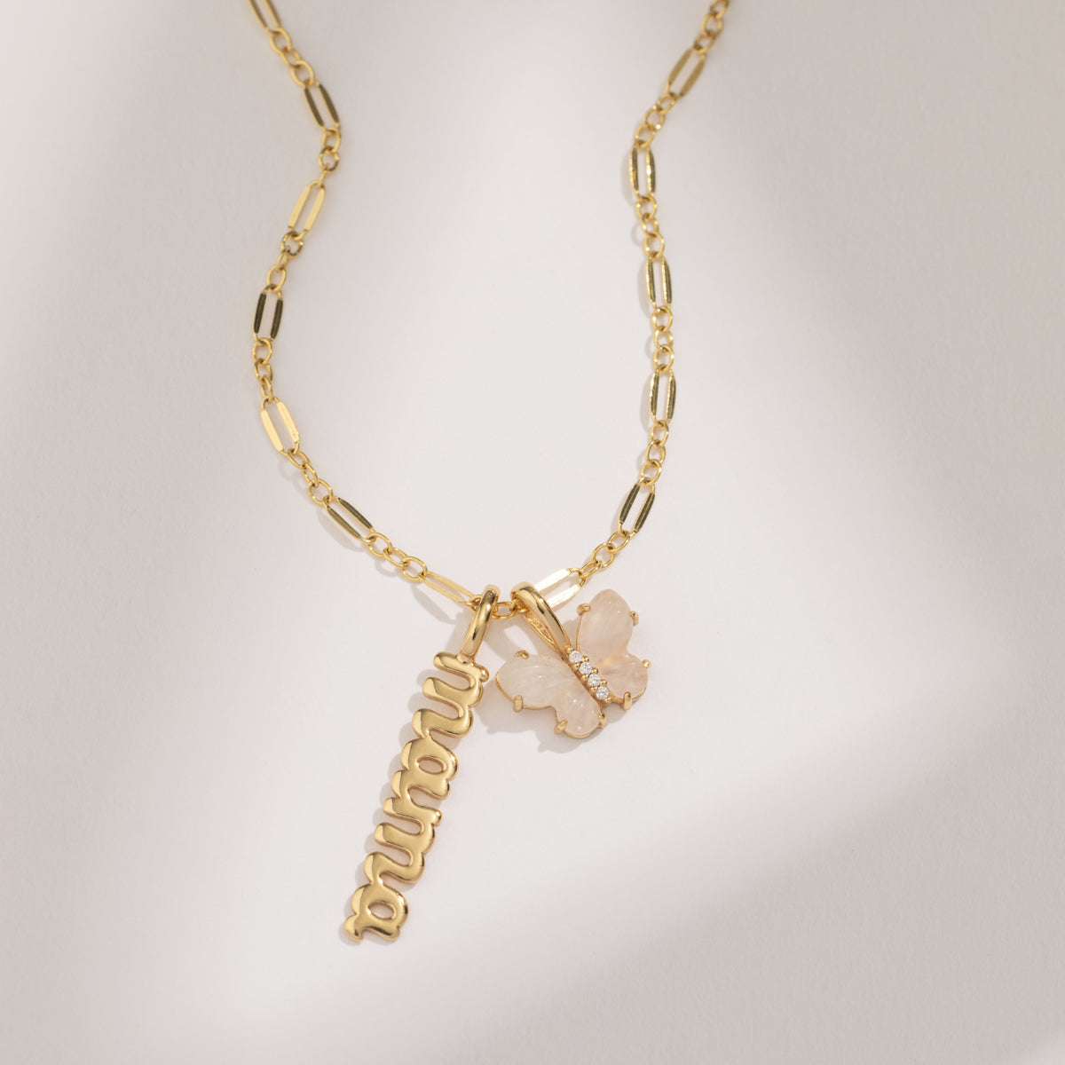 Butterfly Gemstone Charm Gold Vermeil Add Ons