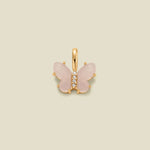 Butterfly Gemstone Charm