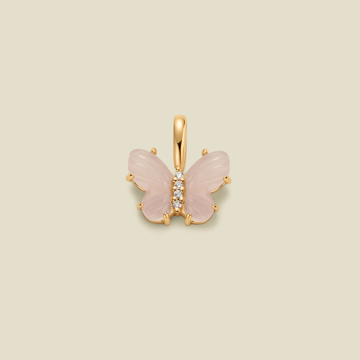 Butterfly Gemstone Charm Gold Vermeil Add Ons