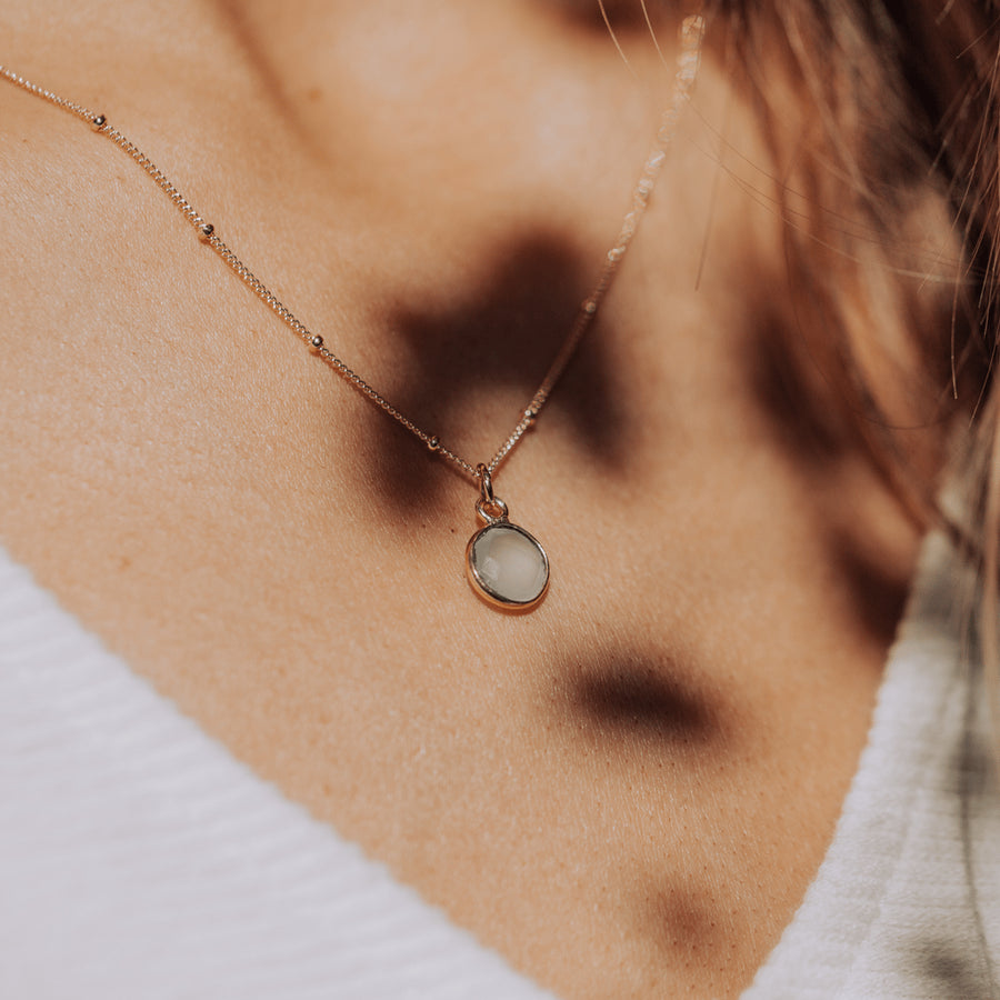 Dew Drop Gemstone Necklace | Final Sale Lifestyle