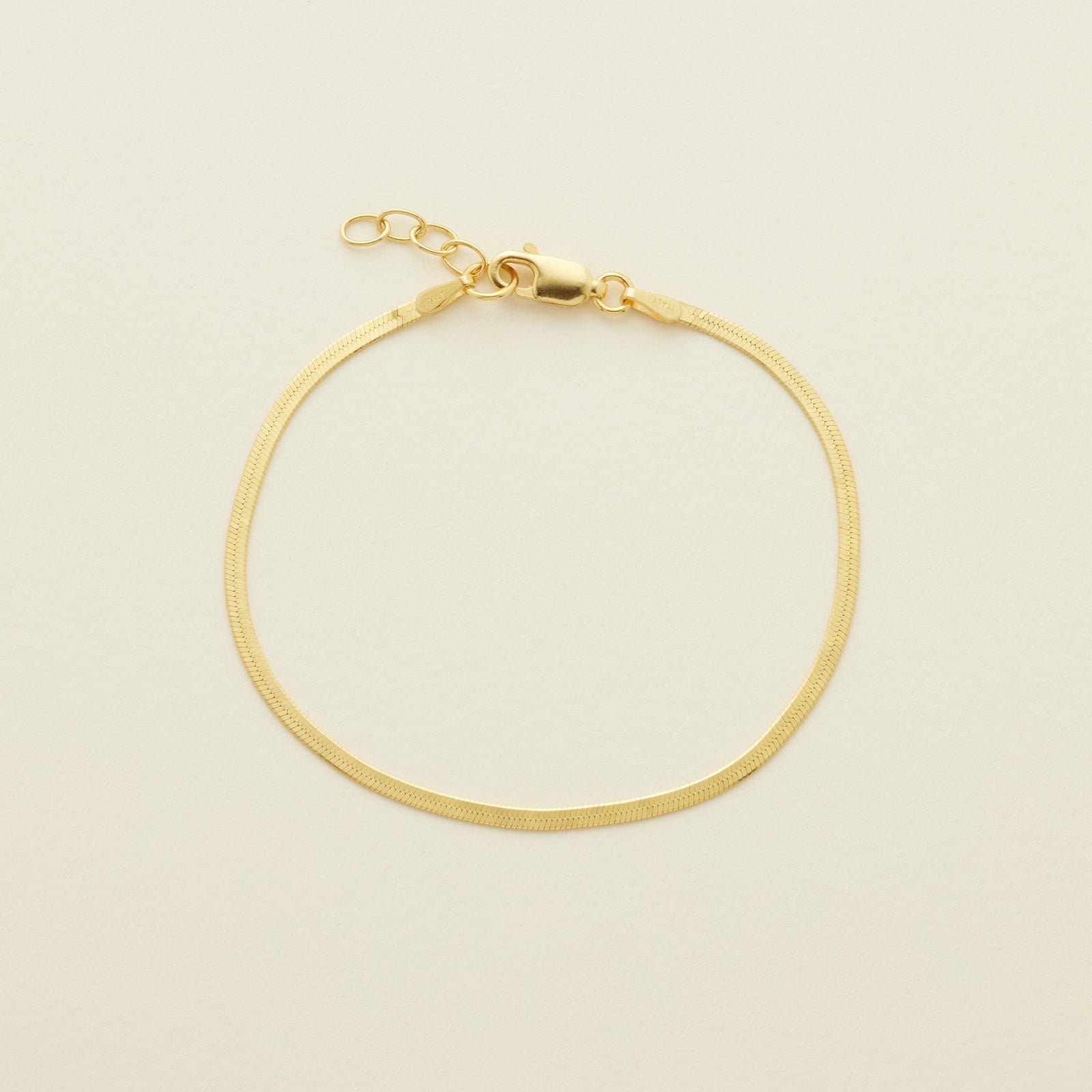 Hera Chain Bracelet - 1.9mm & 3mm Gold Plated / 1.9mm / 6" Bracelet