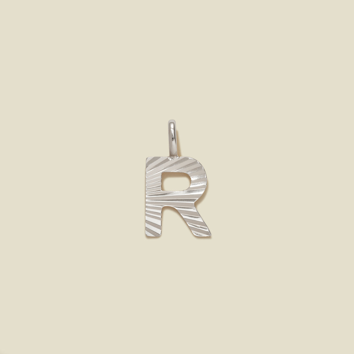 Initial R Charm Silver Add Ons
