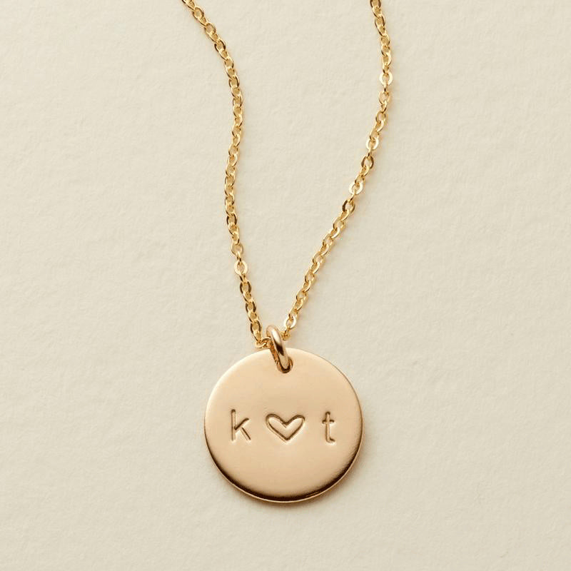 Love Disc Necklace