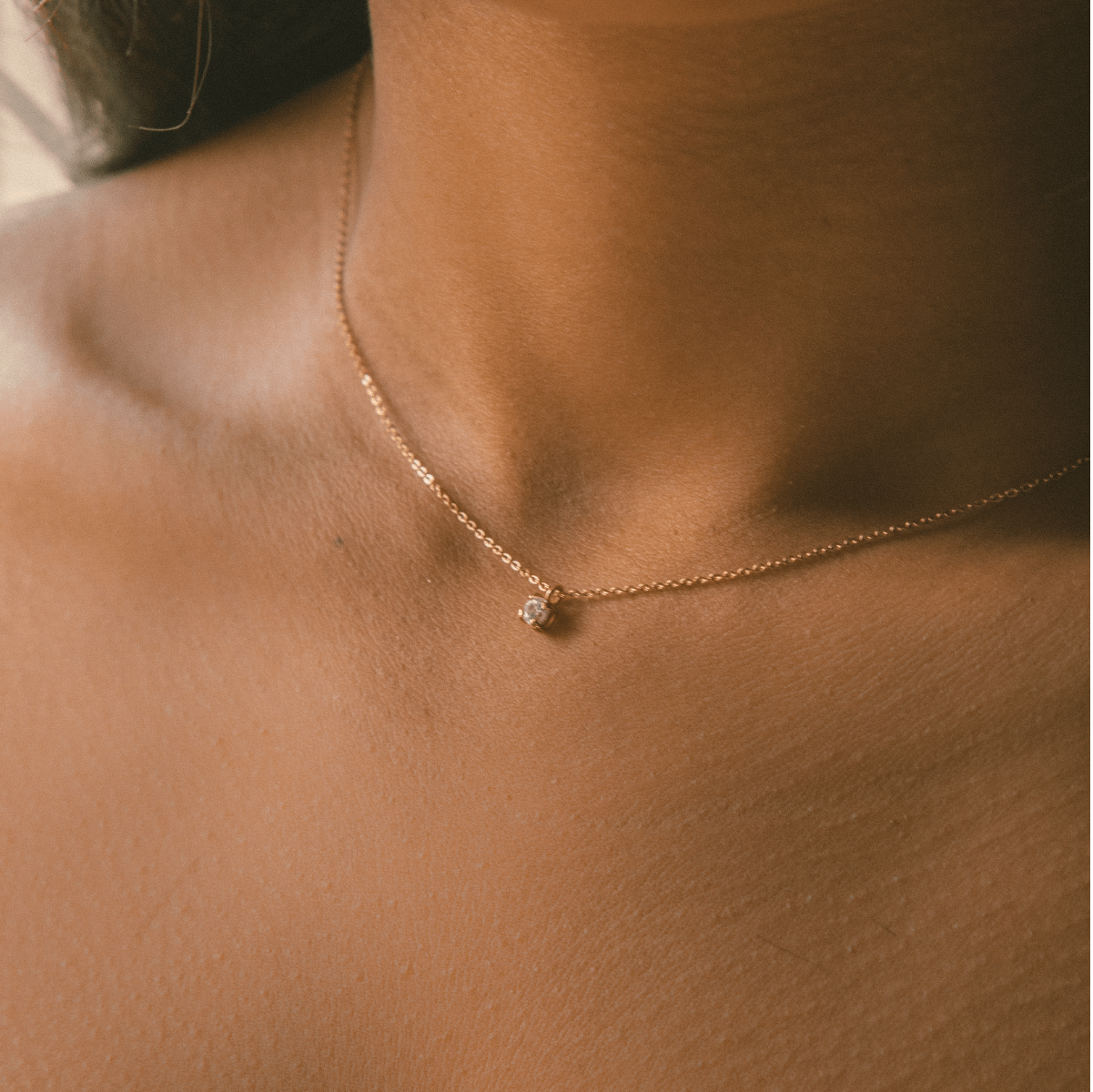 Luxe Solitaire Necklace Necklace