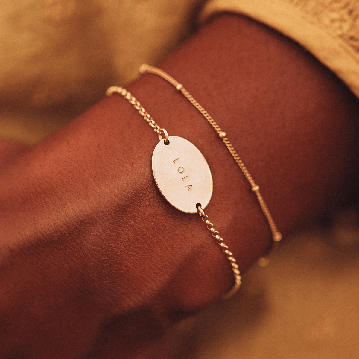 Custom Gold Heart Charms Bracelet Personalized Dainty Love -  Finland