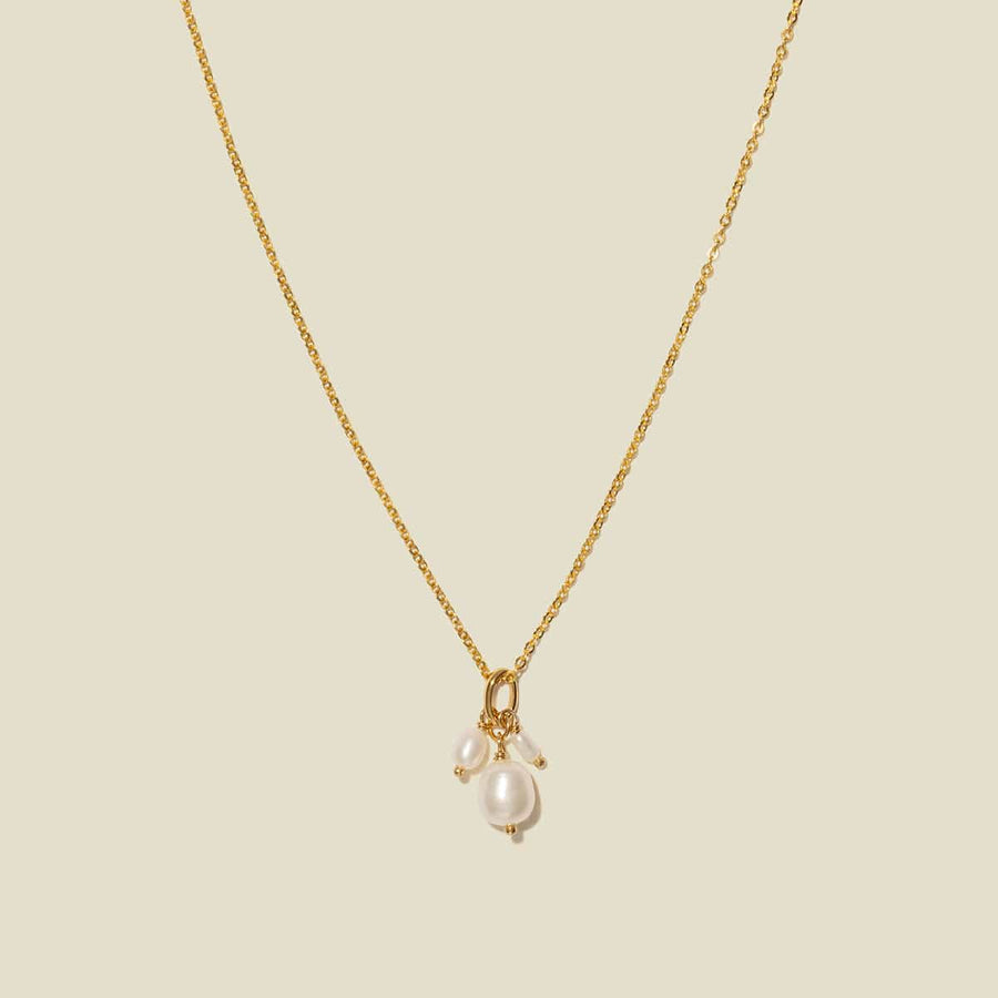 Pearl Cluster Pendant Necklace | Final Sale