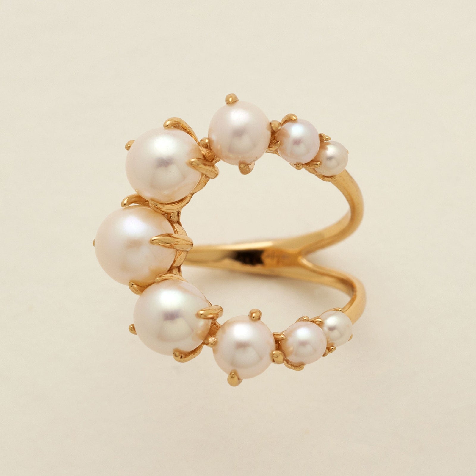 Pearl Cocktail Ring Ring