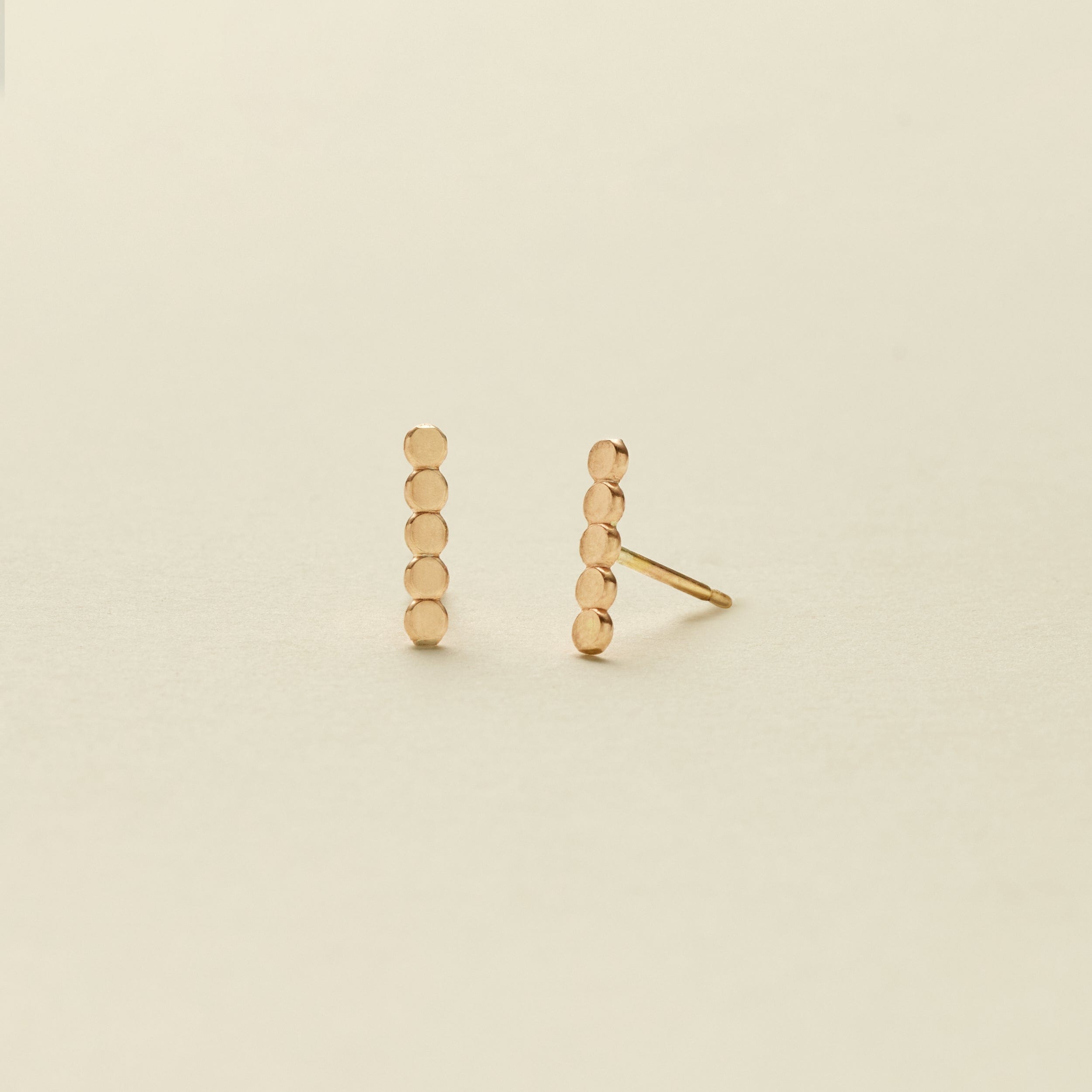 Dot Set of 4 Stud Earrings in 14K Gold Fill or Sterling 