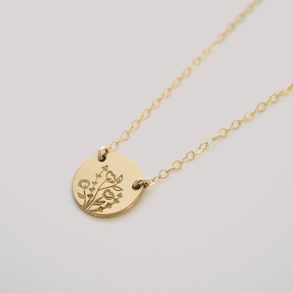 Wild Blooms Mini Zola Disc Necklace Necklace