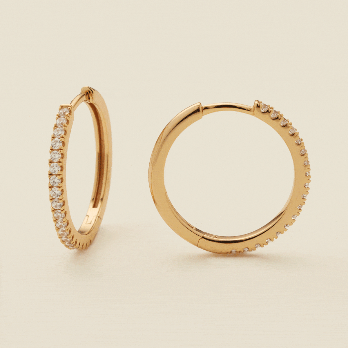 20mm Luxe Hoop & Stacking Band Set Jewelry Set