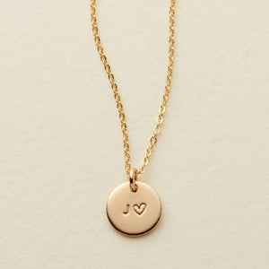Amore Disc Necklace