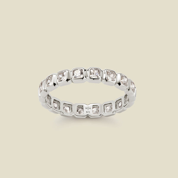 Mint & Lily April Birthstone Eternity Stacking Ring main image 1
