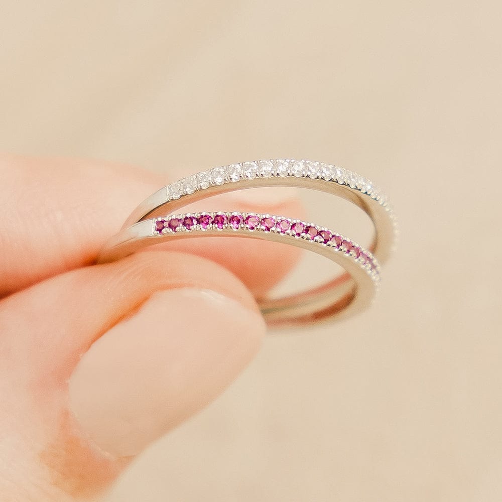 April Rings April Birthstone Stacking Ring | Gold Vermeil | Birthstone Ring – Made ...