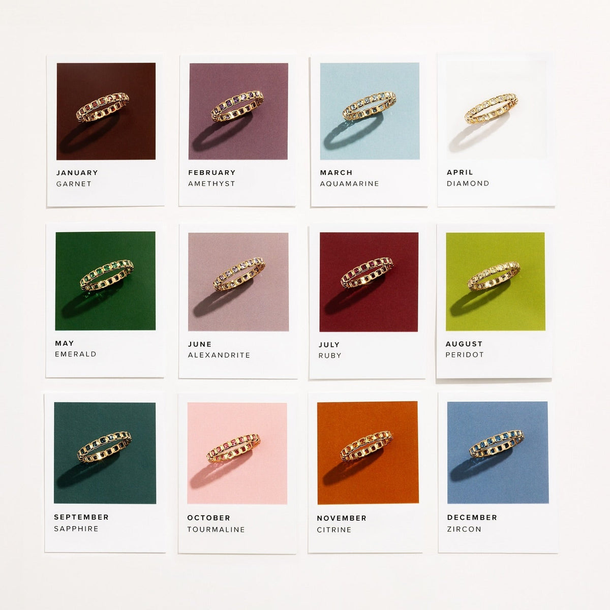 August Birthstone Eternity Ring – Made By Mary