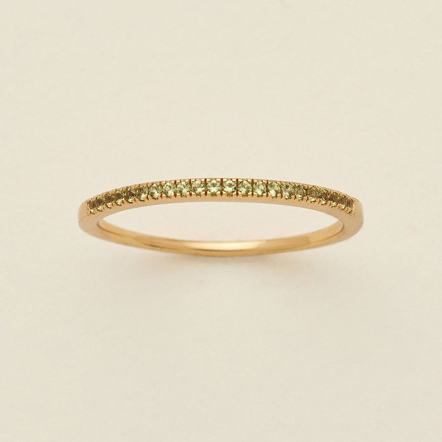 August Birthstone Stacking Ring