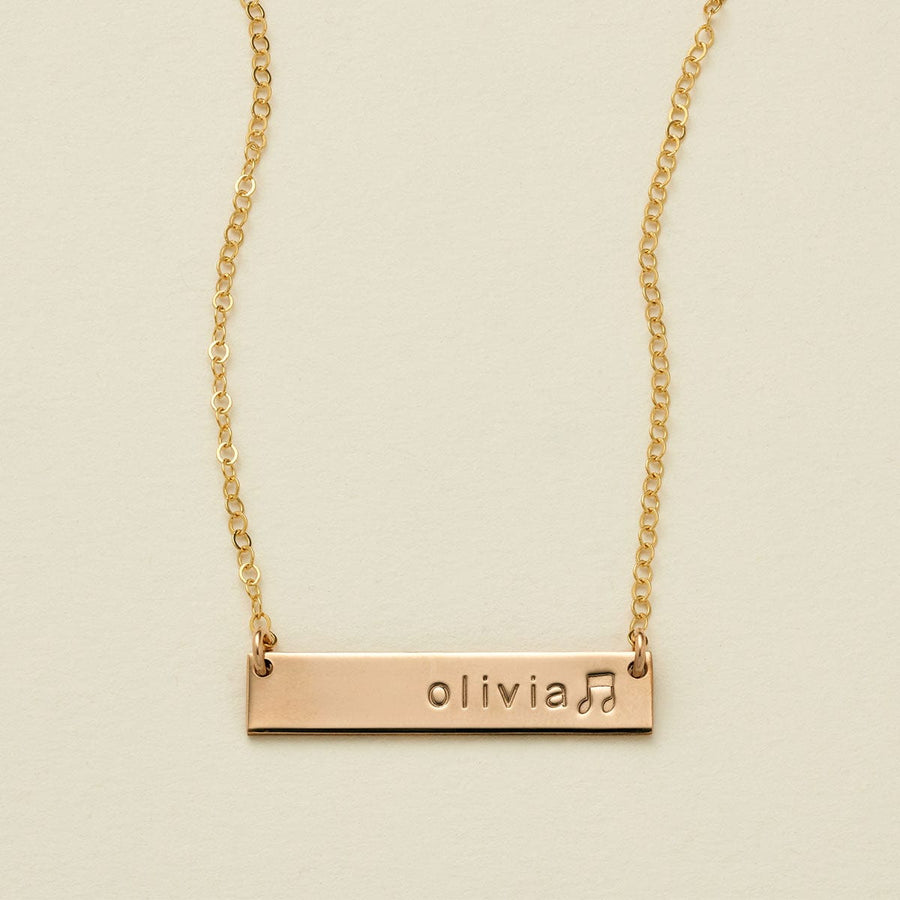 Bar Necklace - The Little's Collection | Final Sale