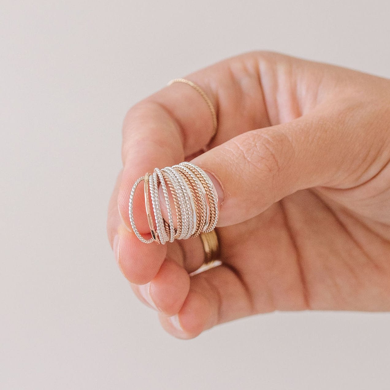 Made By Mary Braided Stacking Ring | Dainty, Beautiful, Handmade