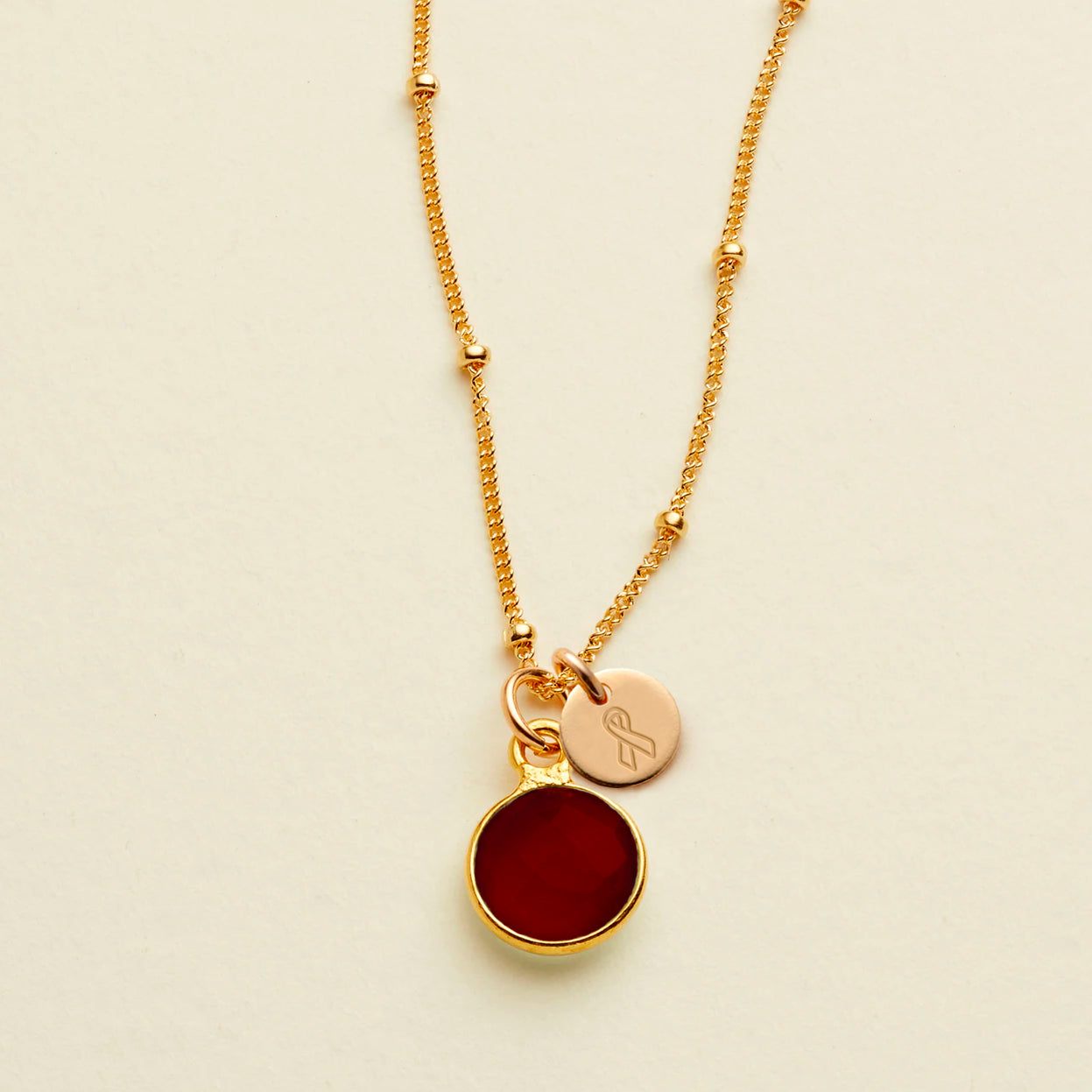 Cancer Awareness Necklace Gold Filled / Multiple Myeloma Necklace