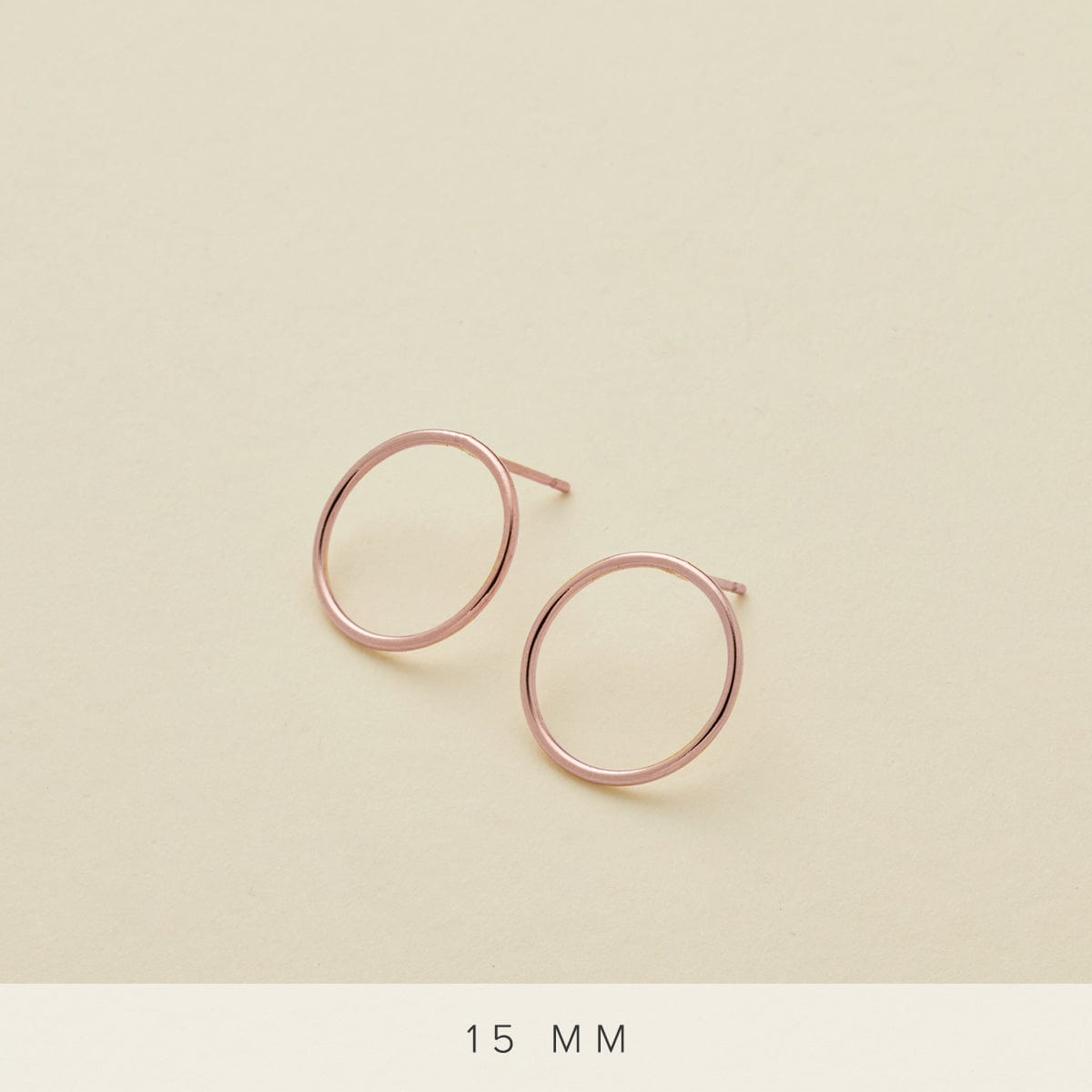 Circlet Earrings | Final Sale Rose Gold Filled / 15mm Earring