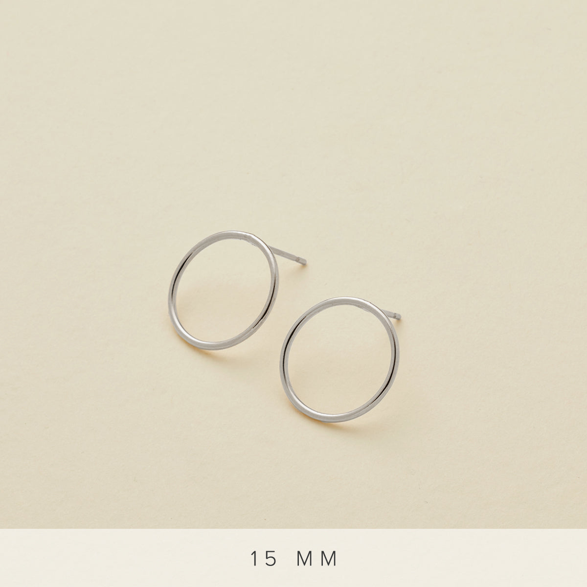 Circlet Earrings | Final Sale Silver / 15mm Earring