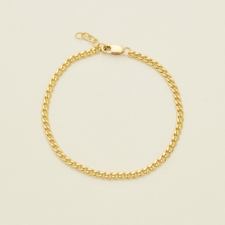 Curb Chain Bracelet Gold Filled / 6" Bracelet
