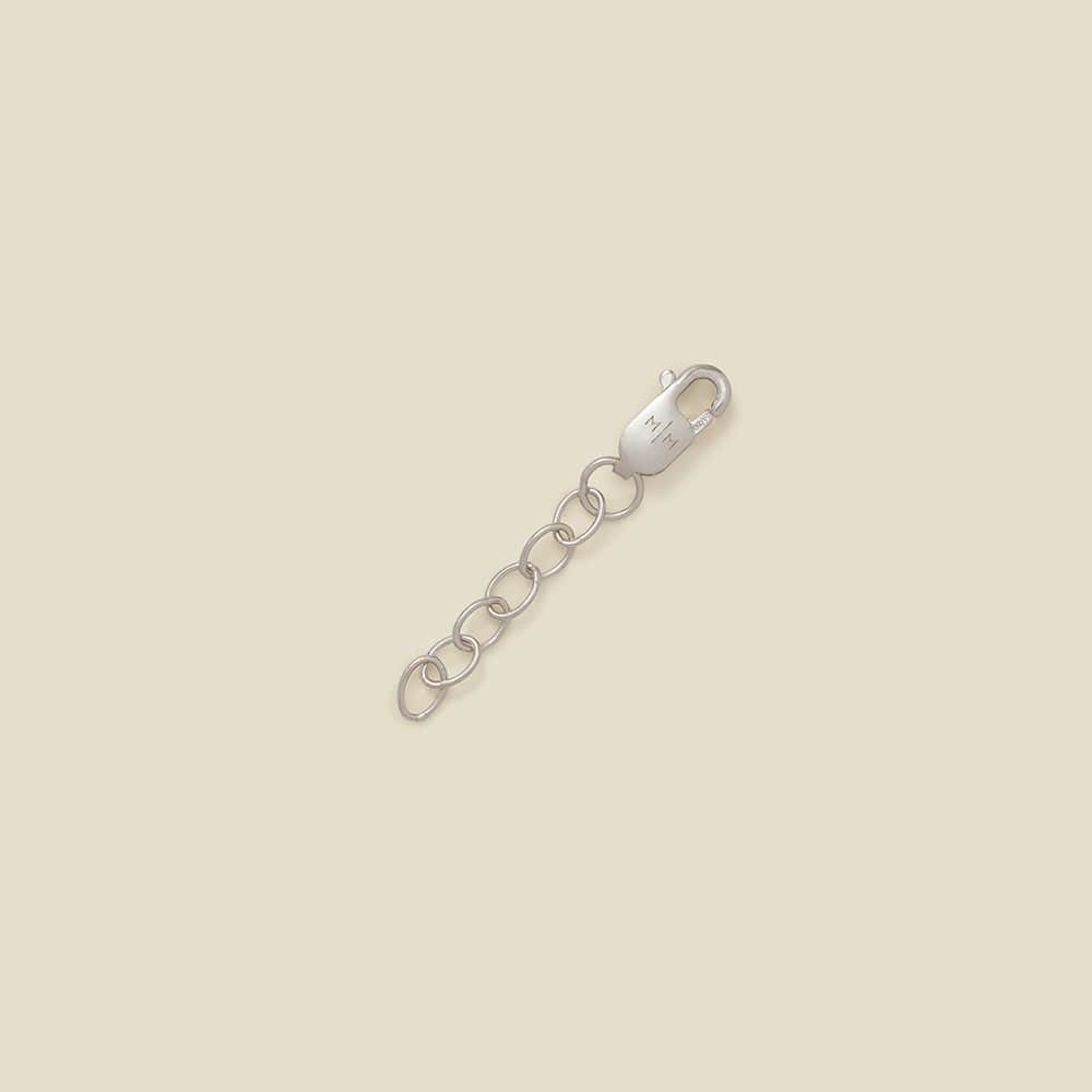 Detachable Chain Extender Add-on Silver / 1.0" Add Ons