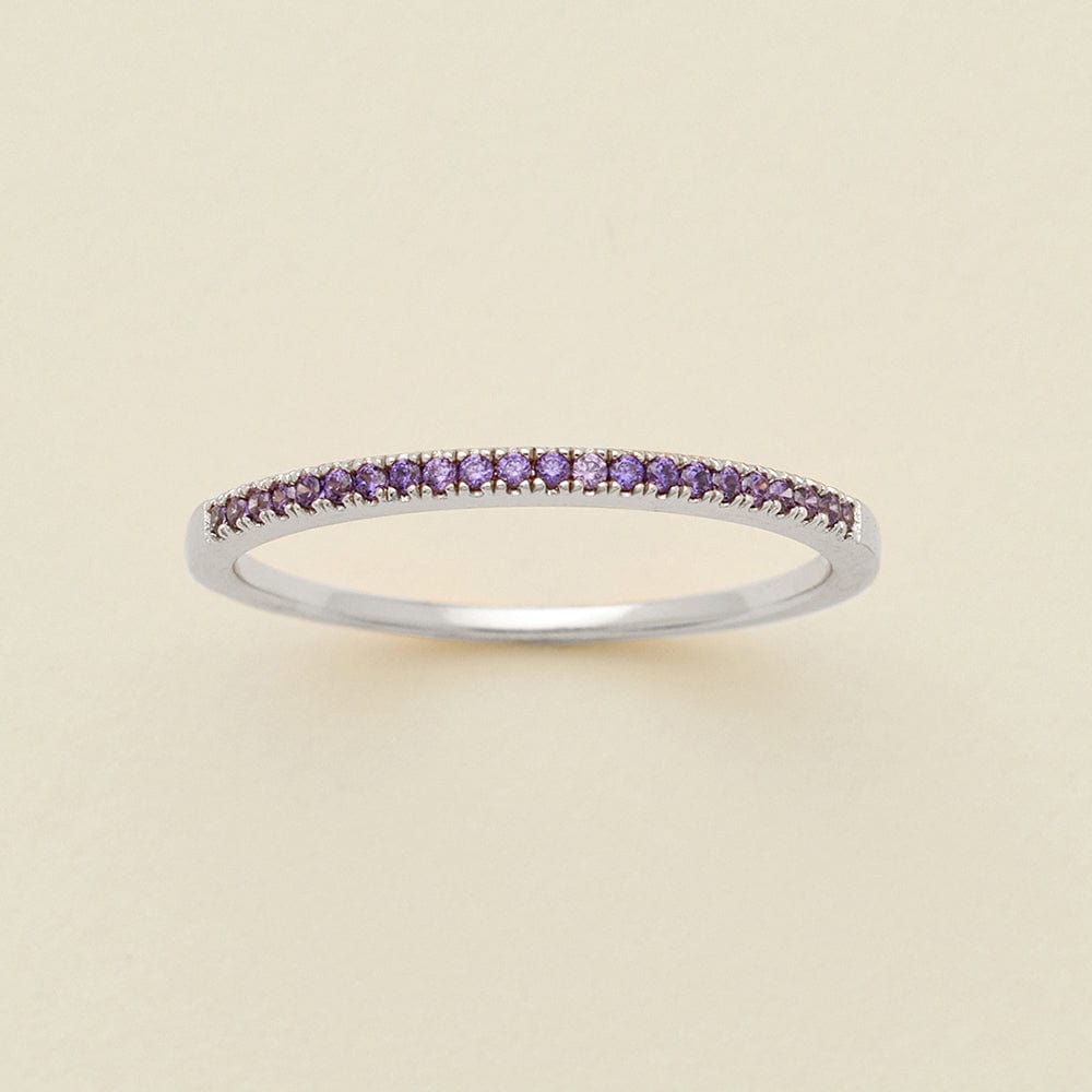 February Rings February Birthstone Stacking Ring | Gold Vermeil | Birthstone Ring ...