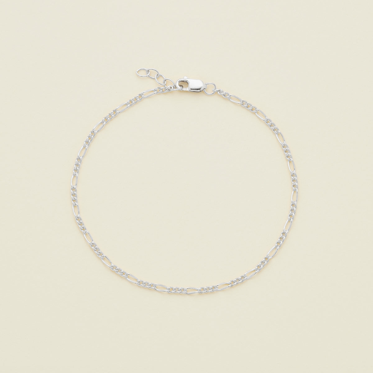 Figaro Chain Bracelet | Final Sale Silver / 6" Bracelet