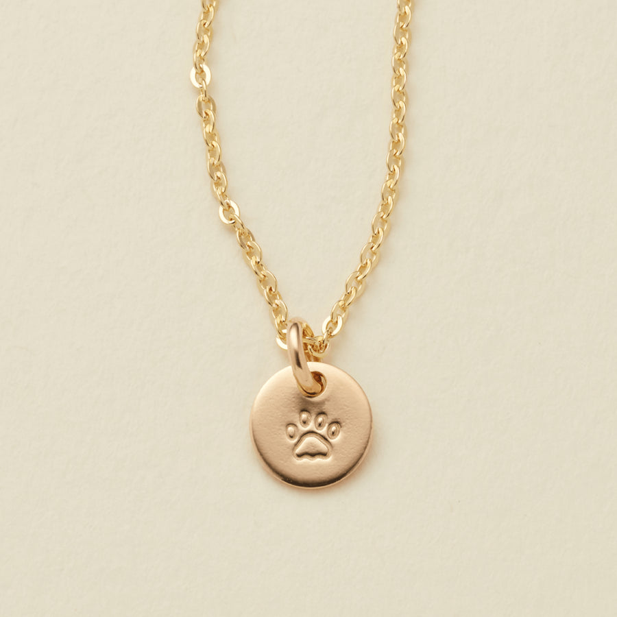 Fur Baby Disc Necklace