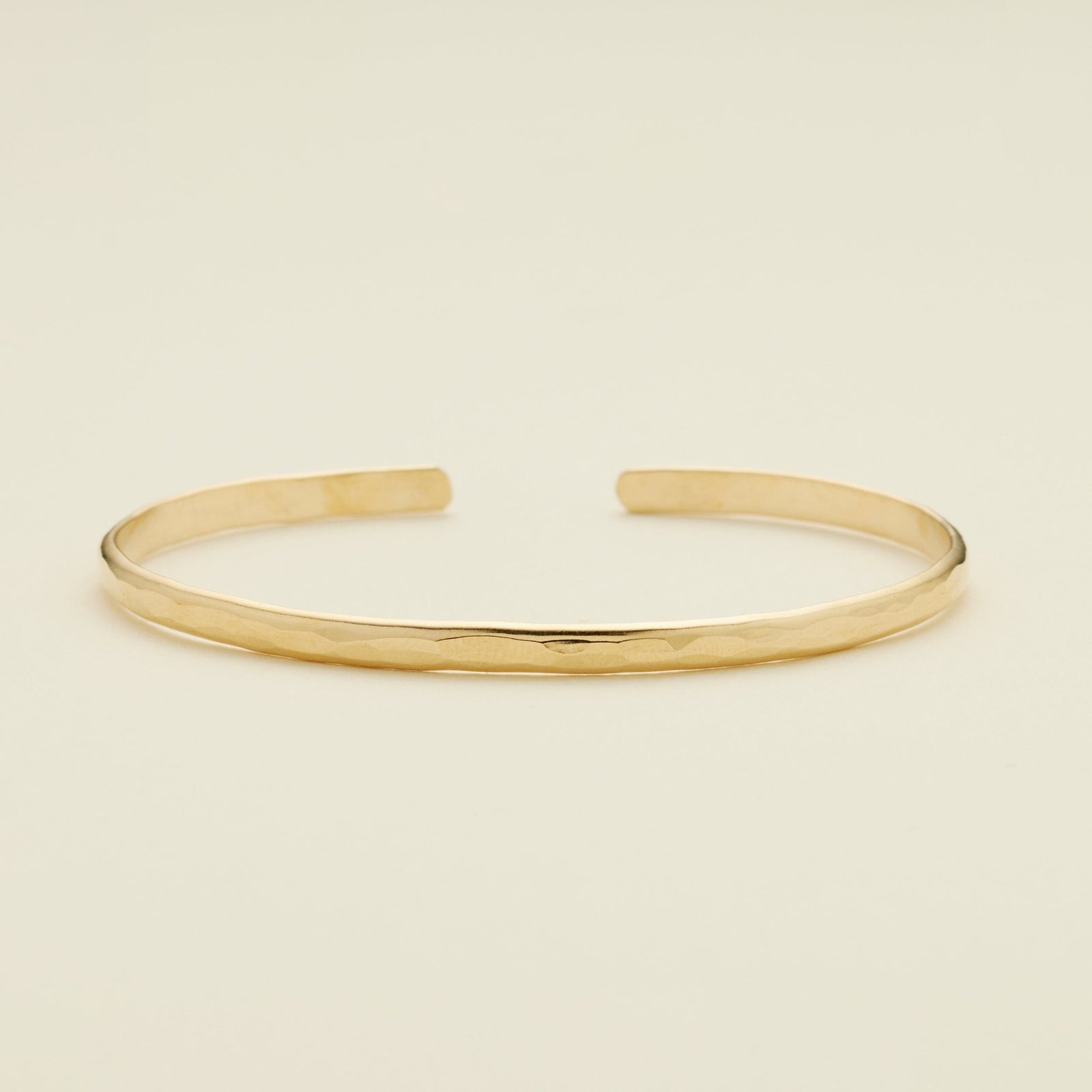 Hammered Cuff Bracelet Gold Filled / 6" Bracelet