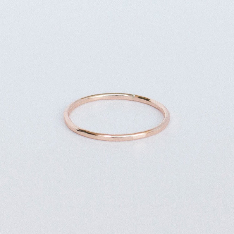 Made By Mary Hammered Stacking Ring | Handmade, Unique, Glimmering