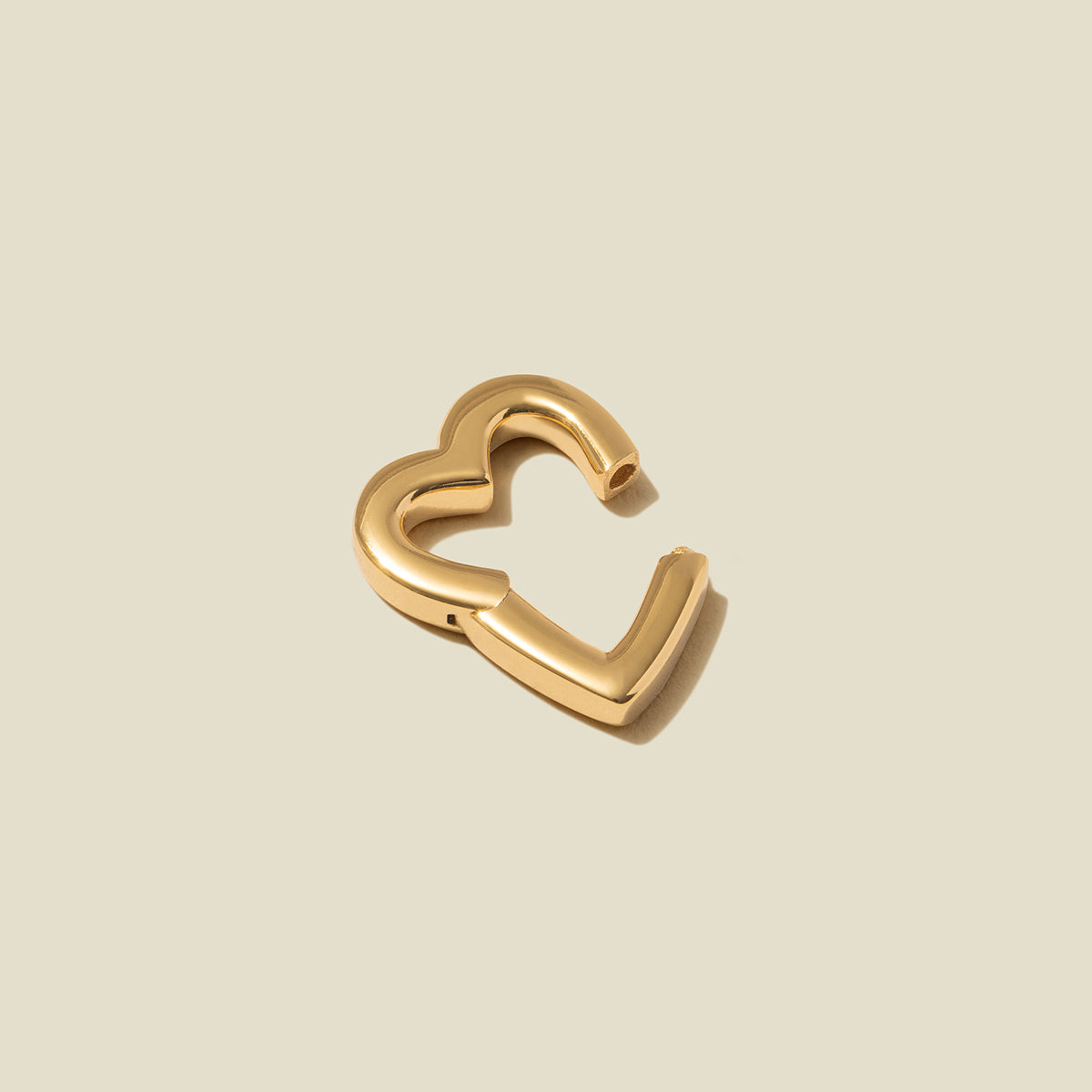 Heart Link Lock Add-On Gold Vermeil Add Ons