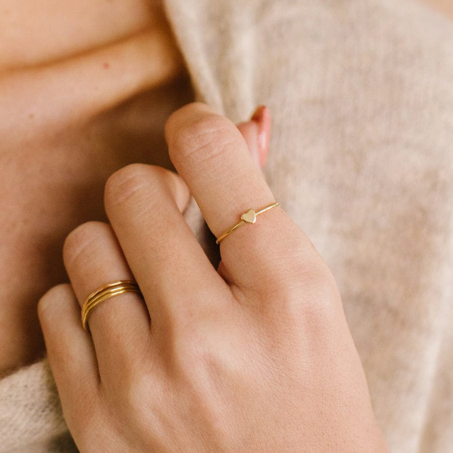 Heart Stacking Ring Lifestyle