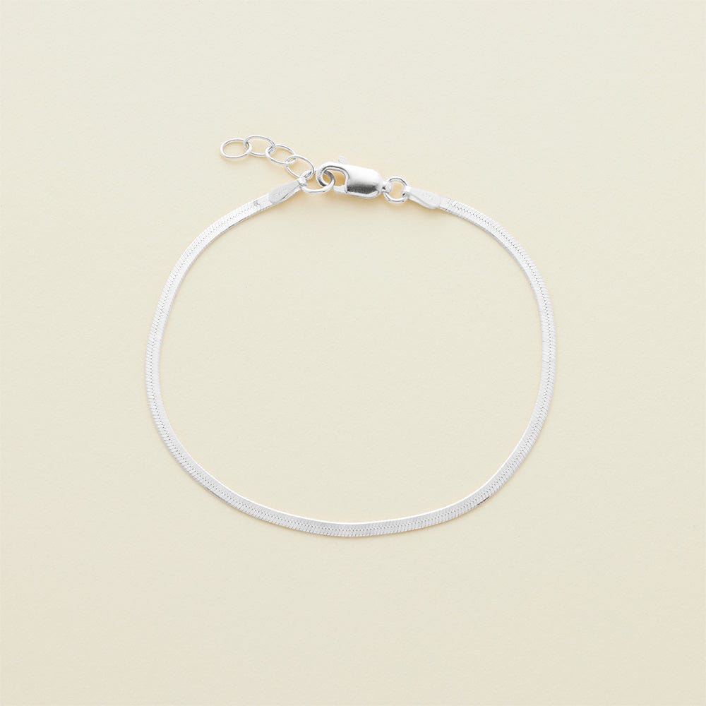 Hera Chain Bracelet - 1.9mm & 3mm Silver / 1.9mm / 6" Bracelet