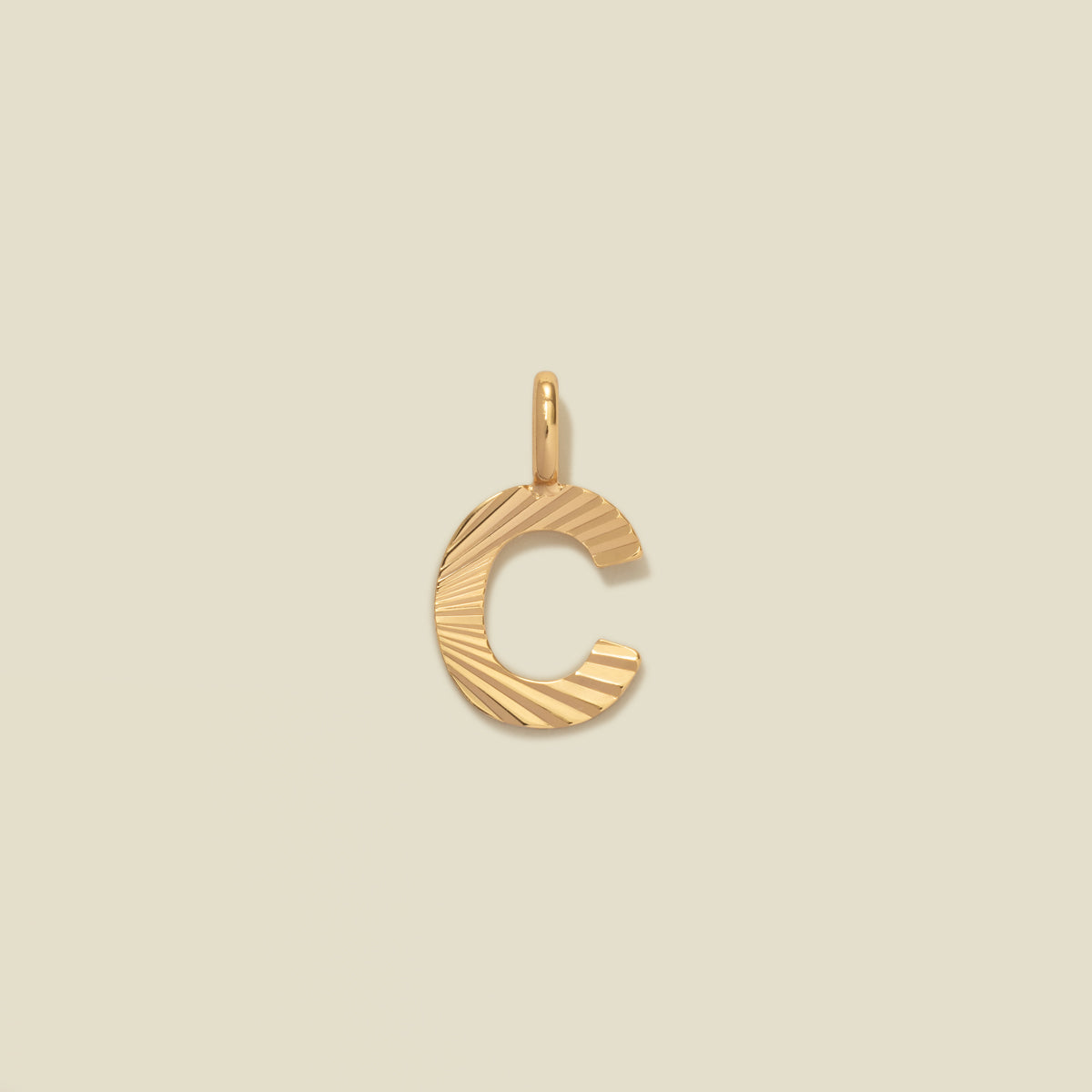 Initial C Charm Gold Vermeil Add Ons