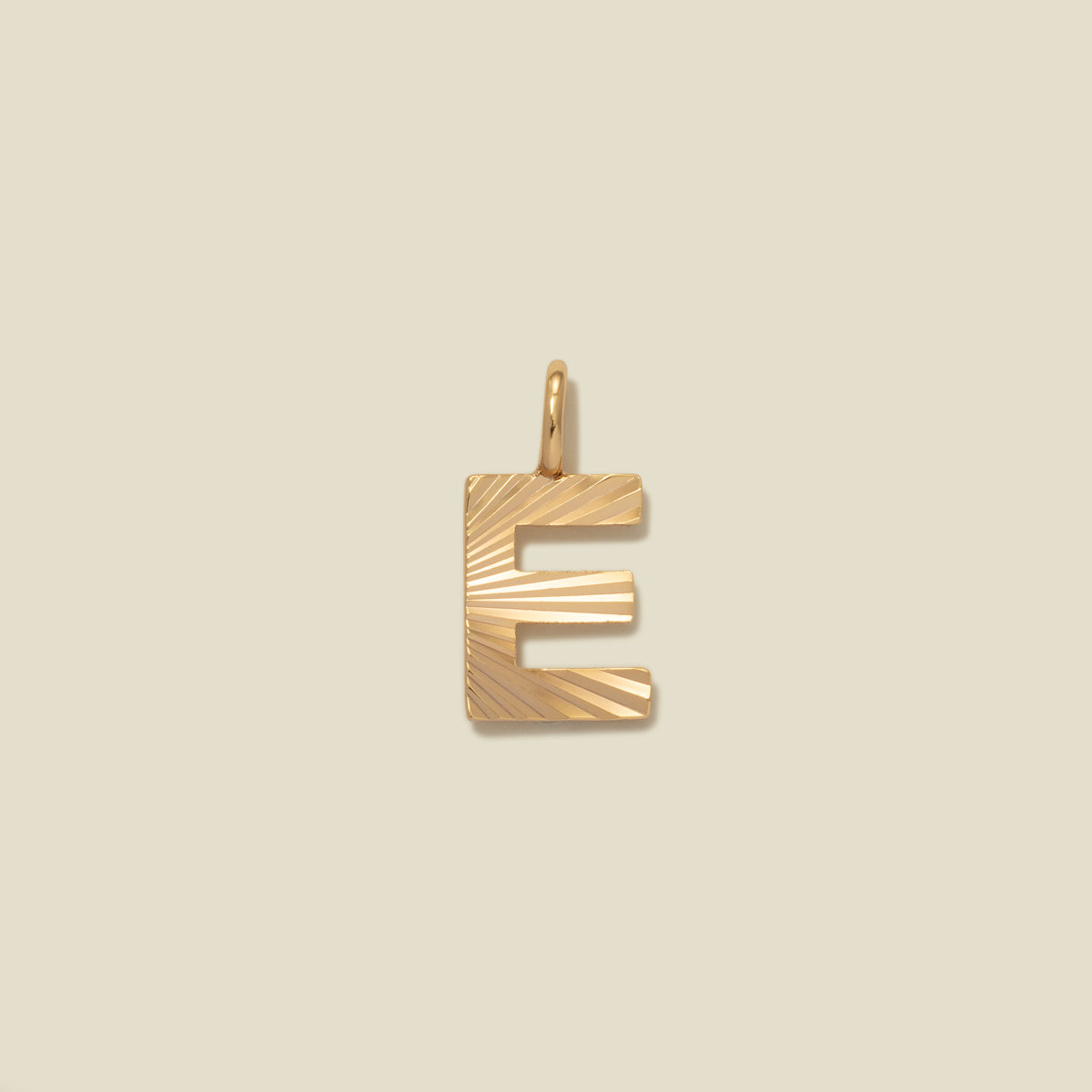 Initial E Charm Gold Vermeil Add Ons
