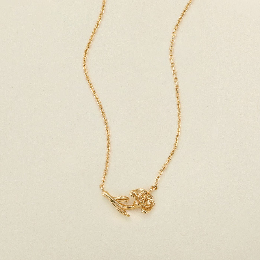 January Everbloom Birth Flower Necklace