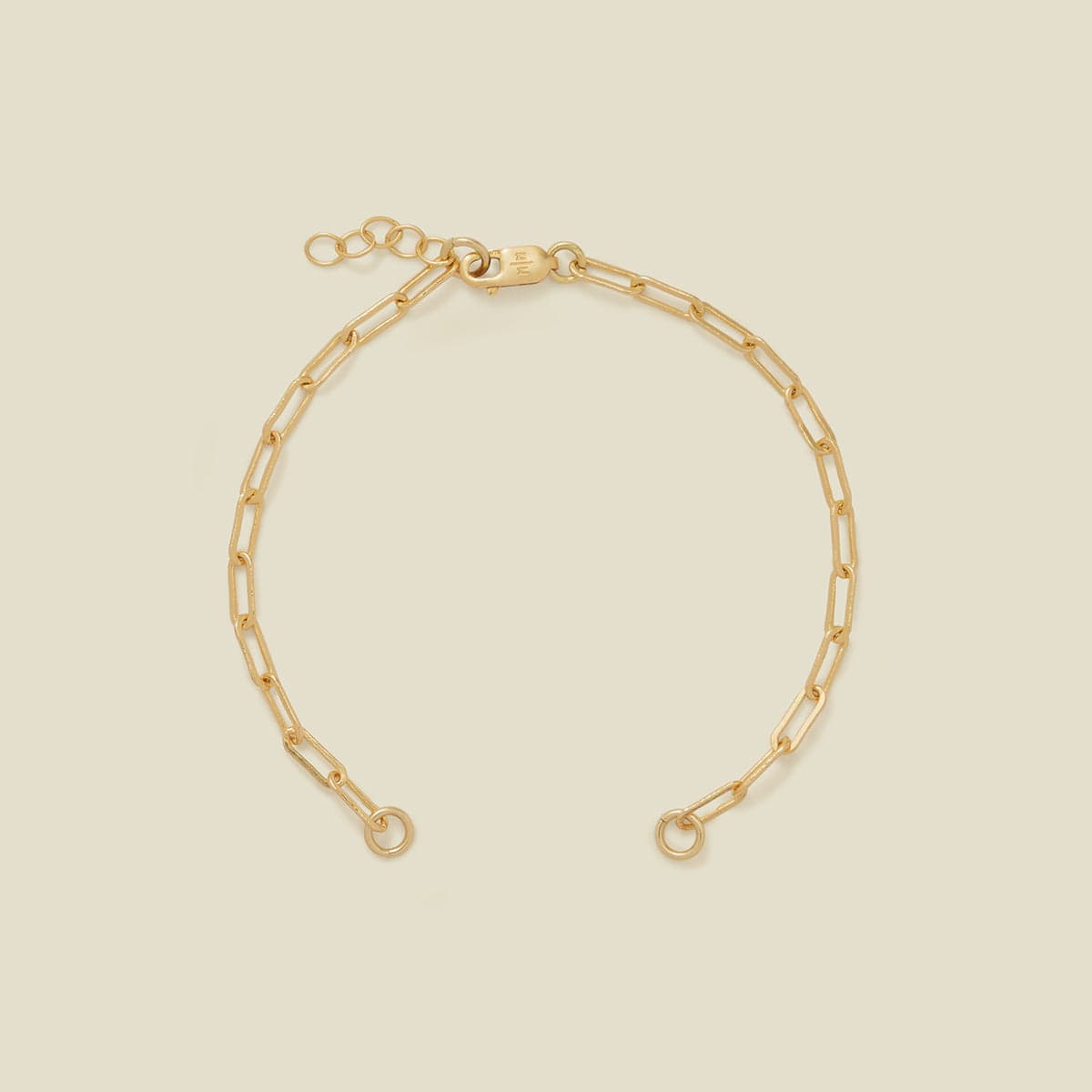 Jude Charm Bracelet Gold Filled / Without Link Lock / 6" Bracelet