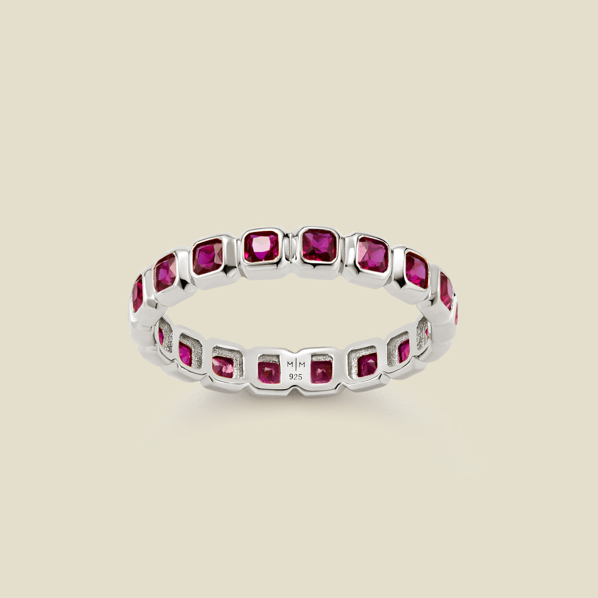 July Birthstone Eternity Ring – Made By Mary