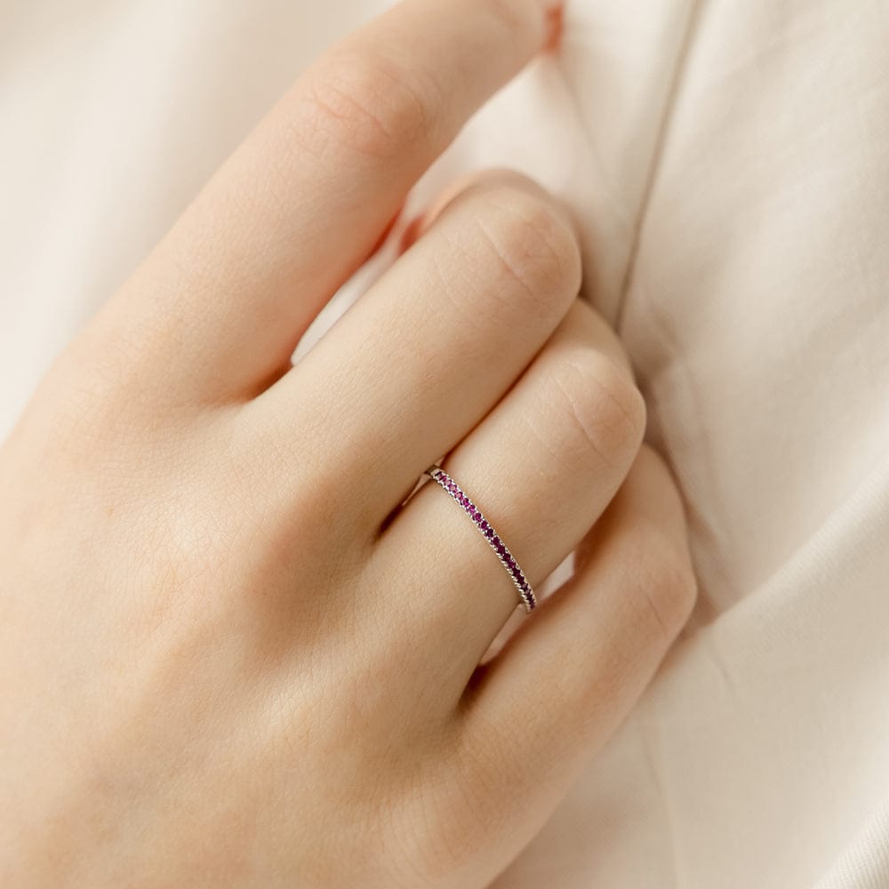 BIRTHSTONE STACKABLE RINGS - JULY main image 0
