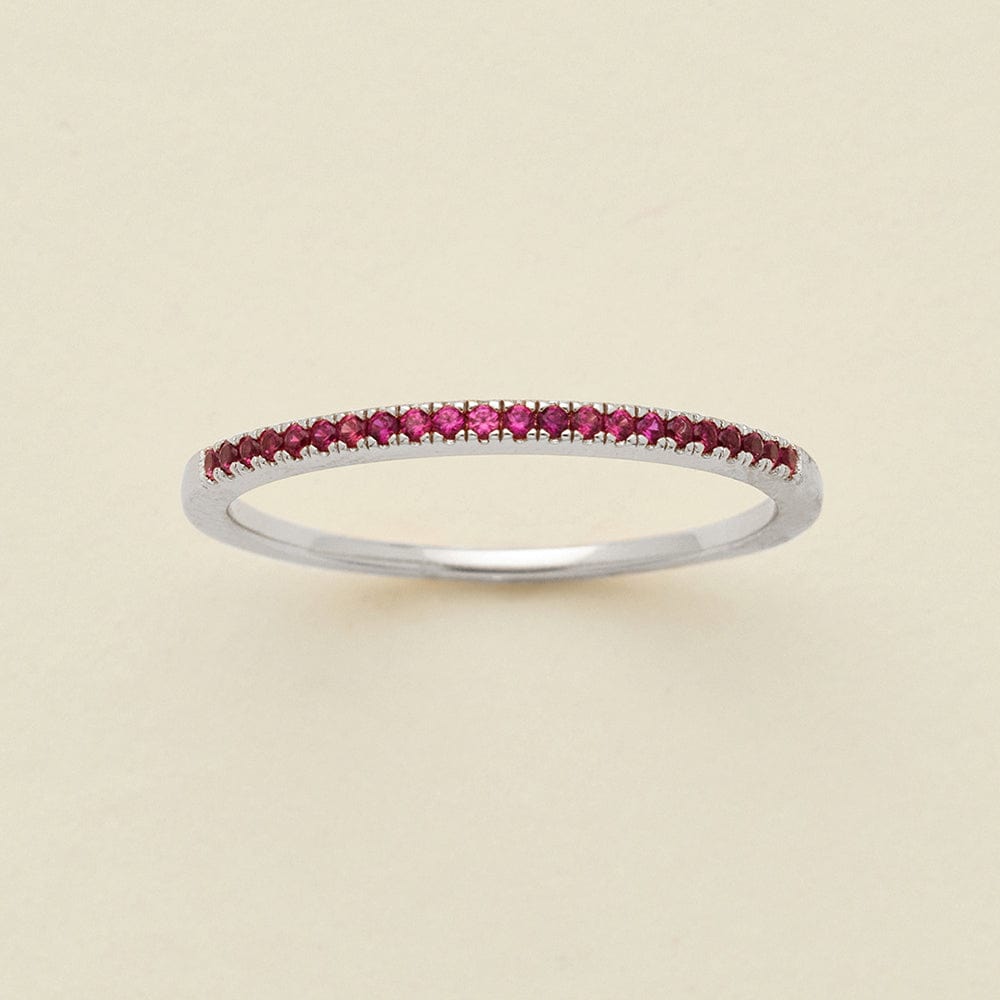 BIRTHSTONE STACKABLE RINGS - JULY main image 1