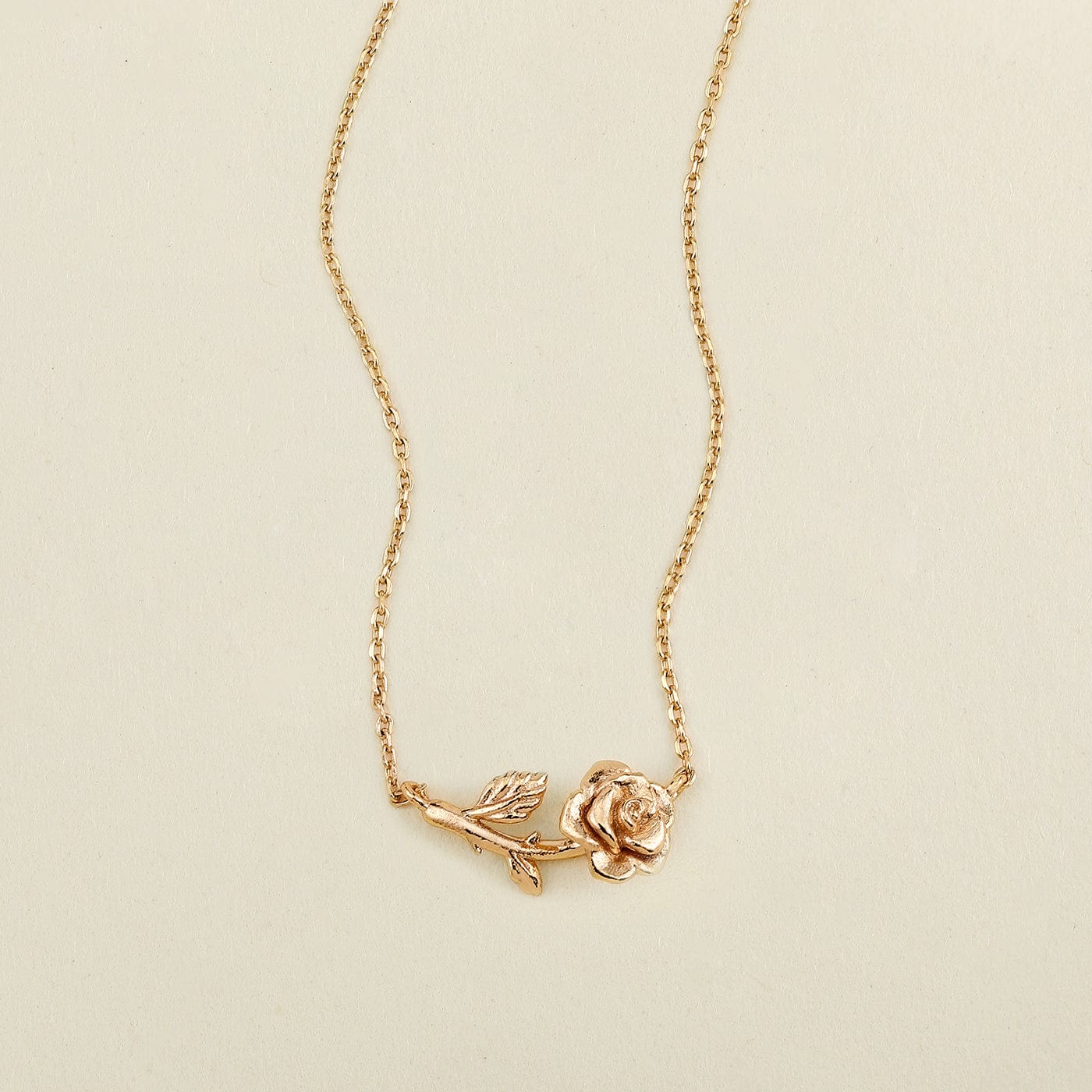 June Everbloom Birth Flower Necklace Gold Vermeil Necklace