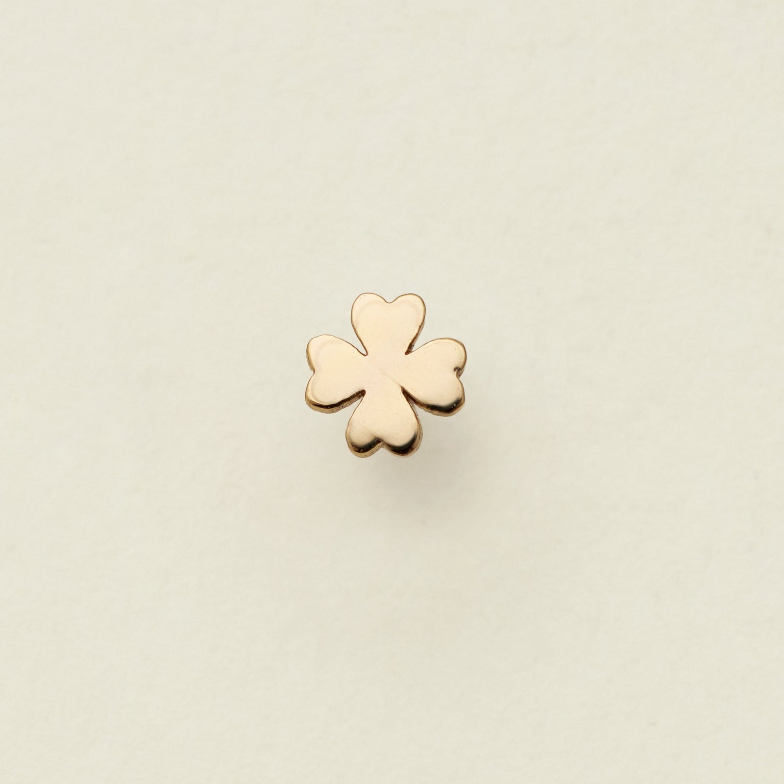 Lucky Stud Earring - Gold Gold Vermeil / Clover Earring