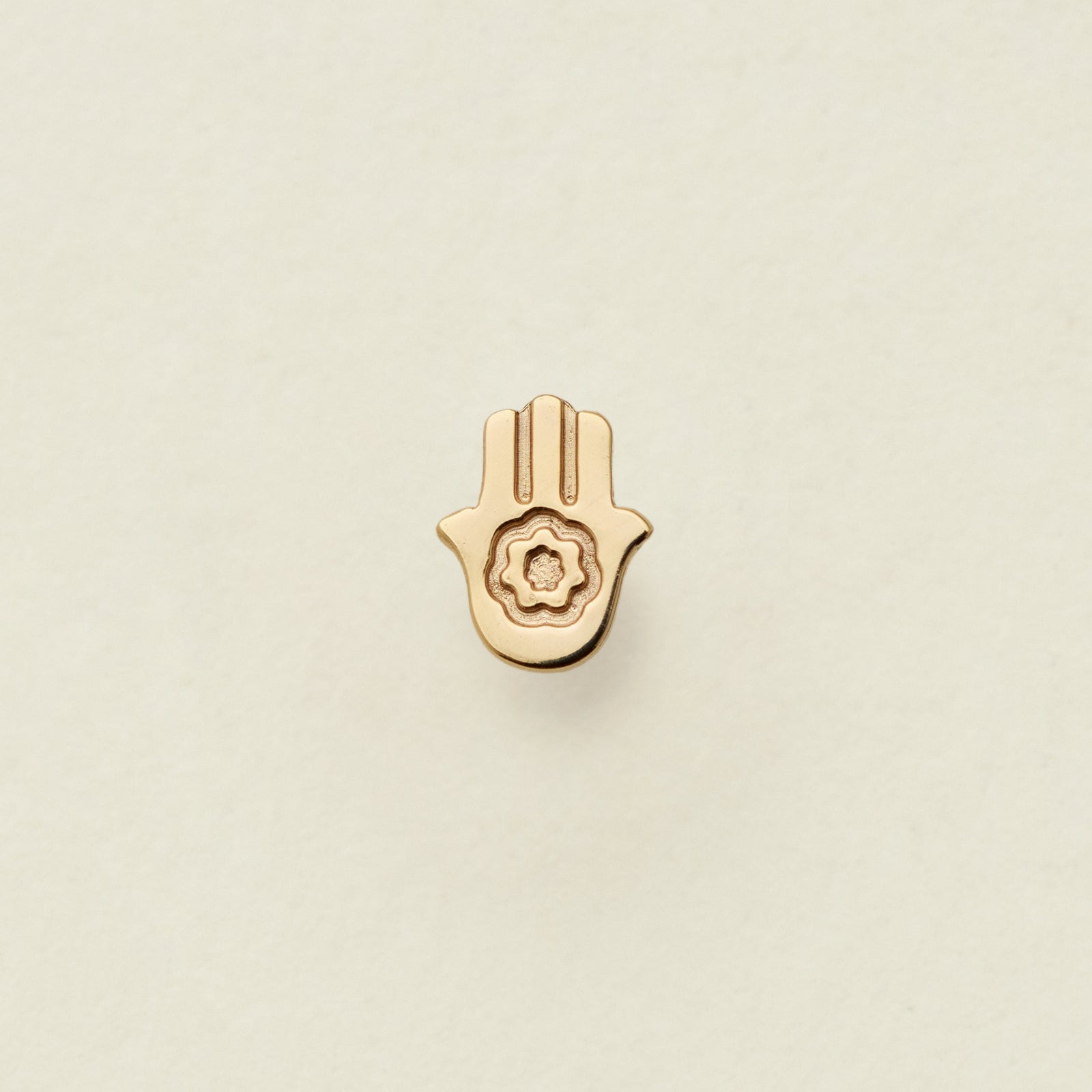 Lucky Stud Earring - Gold Gold Vermeil / Hamsa Earring