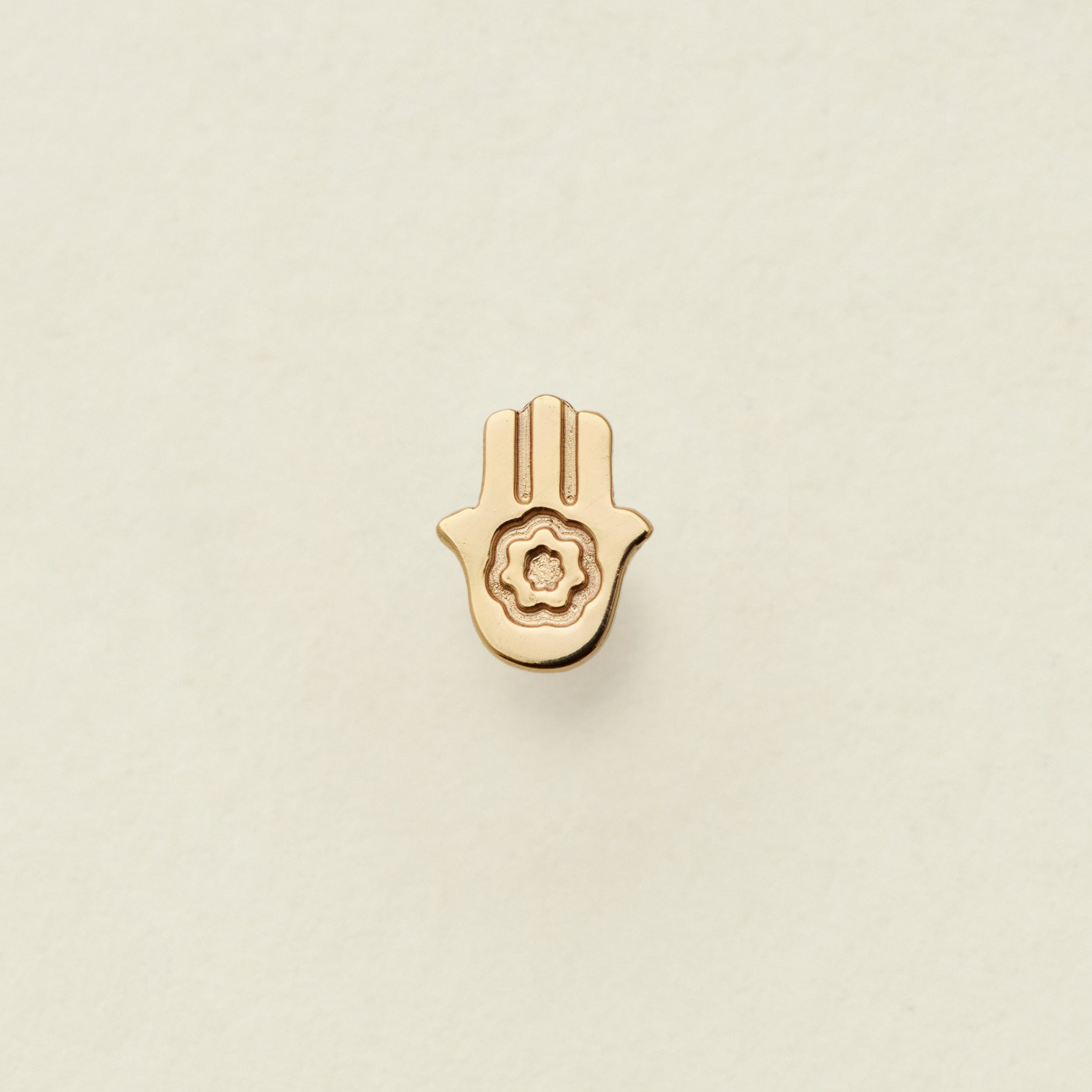 Lucky Stud Earring - Gold Gold Vermeil / Hamsa Earring