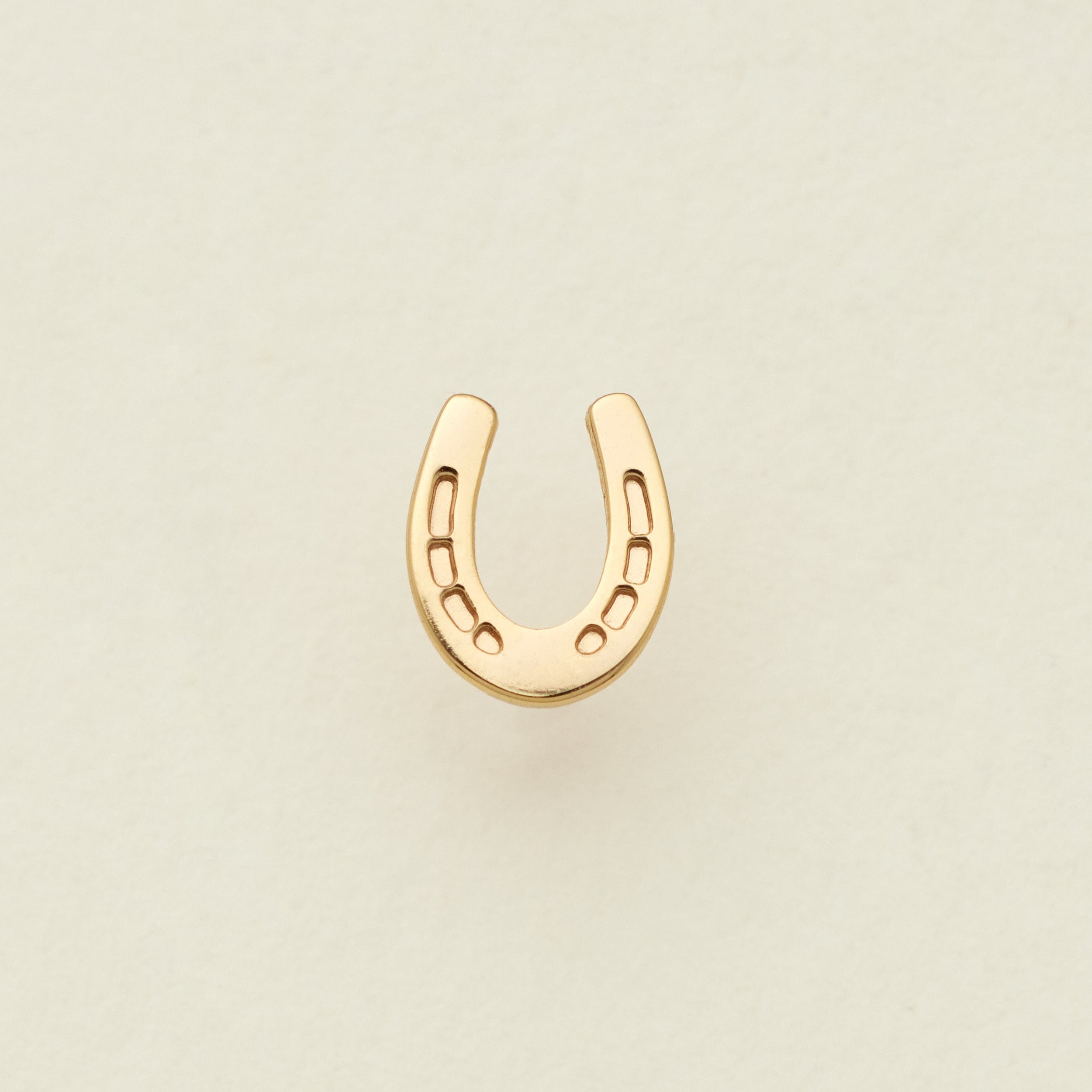 Lucky Stud Earring - Gold Gold Vermeil / Horseshoe Earring