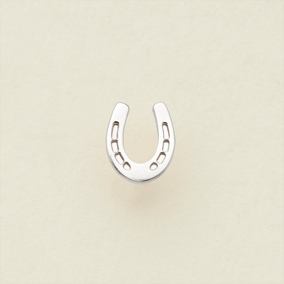 Lucky Stud Earring Silver / Horseshoe Earring