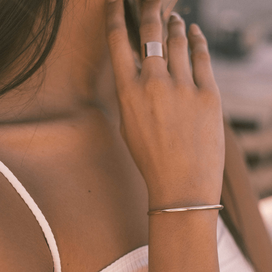 Luster Rounded Cuff Bracelet | Final Sale Lifestyle
