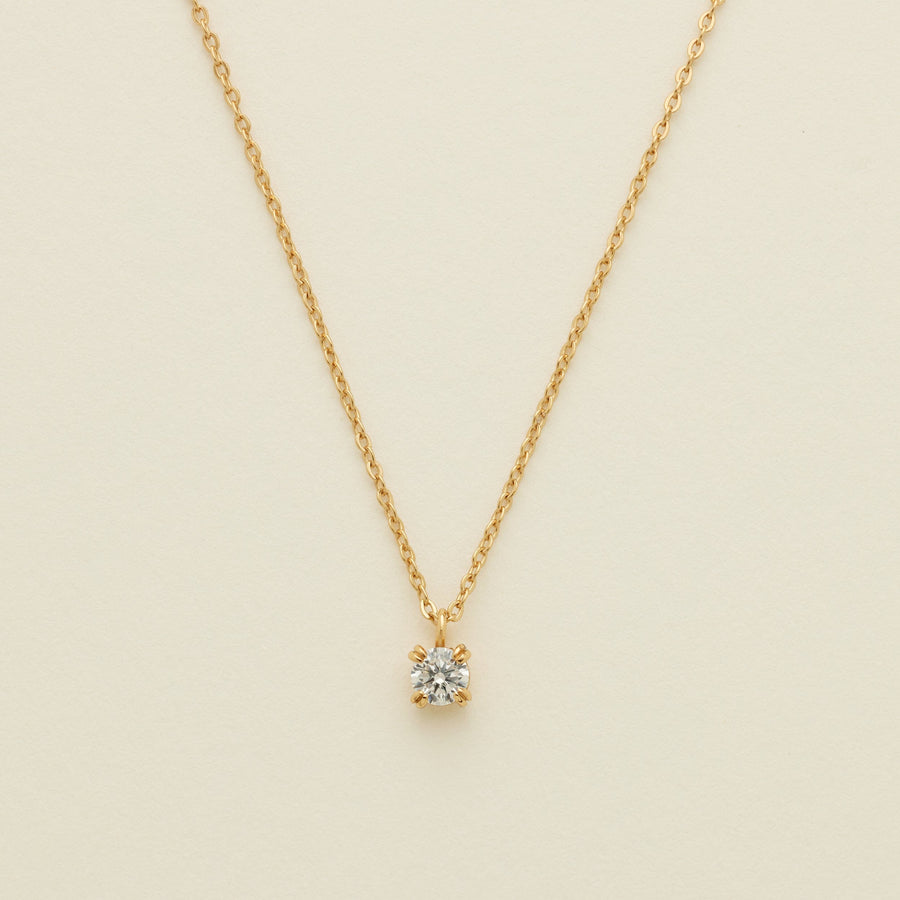 Luxe Solitaire Necklace